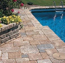 Stone Deck with Stone Walls